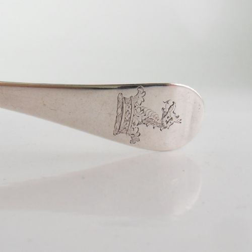GEORGE III SILVER SAUCE LADLE LONDON 1766 - ADDITIONAL PHOTO 4