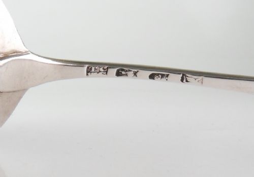 GEORGE III SILVER SAUCE LADLE LONDON 1766 - ADDITIONAL PHOTO 5