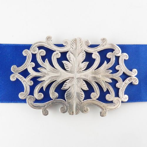 silver nurses' buckle birmingham 1900 charles horner - CATEGORY: ANTIQUE SILVER - DATED REGENCY