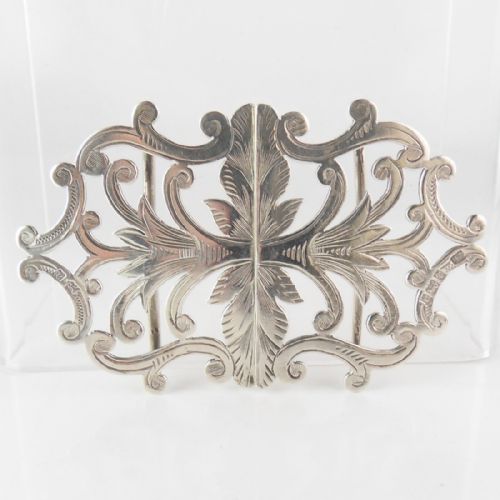 SILVER NURSES' BUCKLE BIRMINGHAM 1900 CHARLES HORNER - ADDITIONAL PHOTO 1