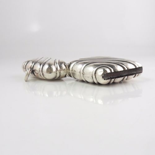 VICTORIAN 'RIBBED' SILVER VESTA BIRMINGHAM 1897 - ADDITIONAL PHOTO 3