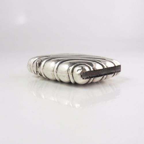 VICTORIAN 'RIBBED' SILVER VESTA BIRMINGHAM 1897 - ADDITIONAL PHOTO 4