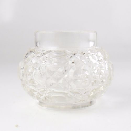 EDWARDIAN SILVER CUT GLASS JAR BIRMINGHAM 1908 - ADDITIONAL PHOTO 4