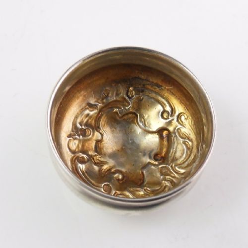 EDWARDIAN SILVER CUT GLASS JAR BIRMINGHAM 1906 - ADDITIONAL PHOTO 5