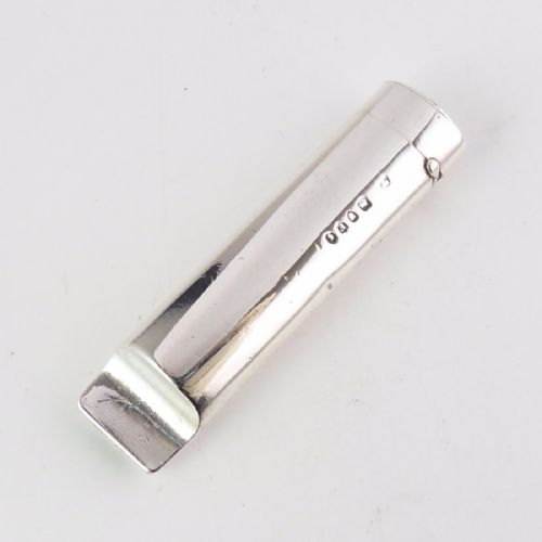 VICTORIAN SILVER WHISTLE VESTA COMBINATION HALLMARKED LONDON 1881 - ADDITIONAL PHOTO 1