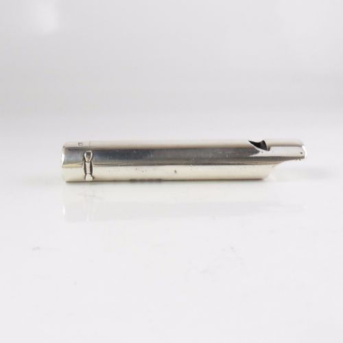 VICTORIAN SILVER WHISTLE VESTA COMBINATION HALLMARKED LONDON 1881 - ADDITIONAL PHOTO 4