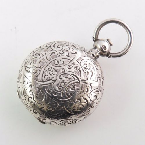 VICTORIAN SILVER SOVEREIGN HOLDER BIRMINGHAM 1899 - ADDITIONAL PHOTO 1