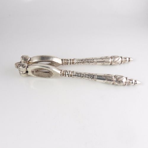 VICTORIAN SILVER PLATED NUT CRACKERS - ADDITIONAL PHOTO 1