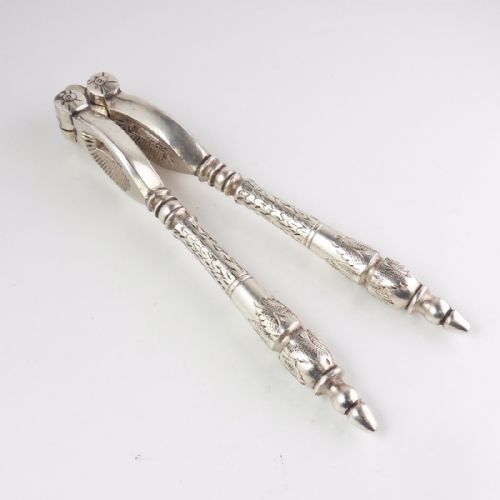 VICTORIAN SILVER PLATED NUT CRACKERS - ADDITIONAL PHOTO 2