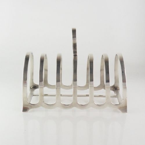 classic silver toast rack harrods 1937 - CATEGORY: ANTIQUE SILVER - DATED 1940