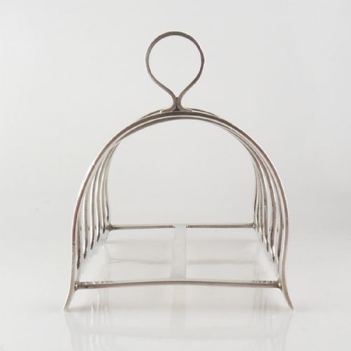CLASSIC SILVER TOAST RACK HARRODS 1937 - ADDITIONAL PHOTO 6