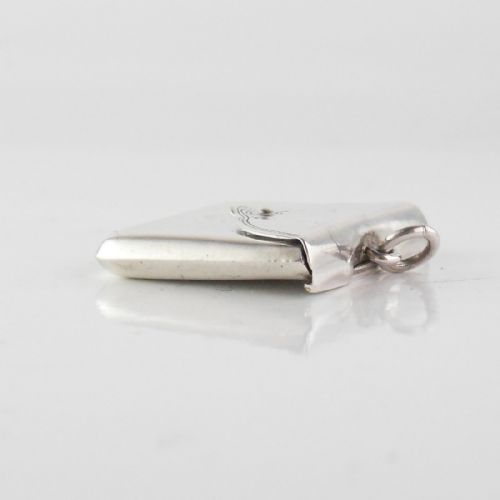 EDWARDIAN SILVER ENVELOPE SHAPED STAMP CASE - ADDITIONAL PHOTO 3