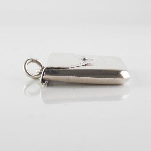 EDWARDIAN SILVER ENVELOPE SHAPED STAMP CASE - ADDITIONAL PHOTO 4