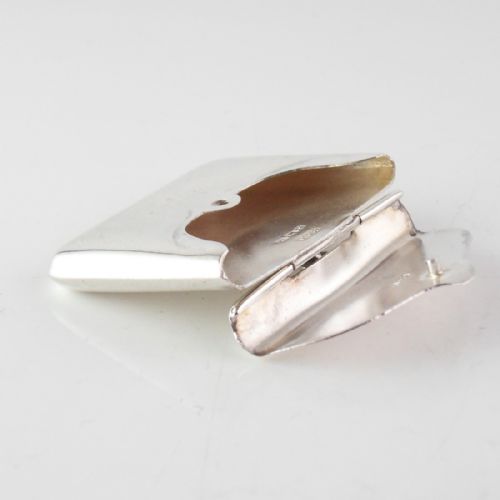 EDWARDIAN SILVER ENVELOPE SHAPED STAMP CASE - ADDITIONAL PHOTO 6