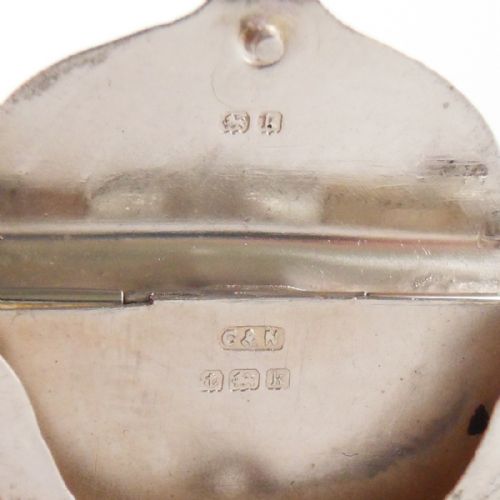EDWARDIAN SILVER ENVELOPE SHAPED STAMP CASE - ADDITIONAL PHOTO 7