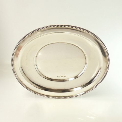 RARE SILVER SAUCE BOAT STAND SHEFFIELD 1940 - ADDITIONAL PHOTO 9
