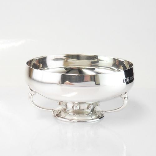 SILVER ARTS CRAFTS BOWL BY BOODLE DUNTHORNE - ADDITIONAL PHOTO 1