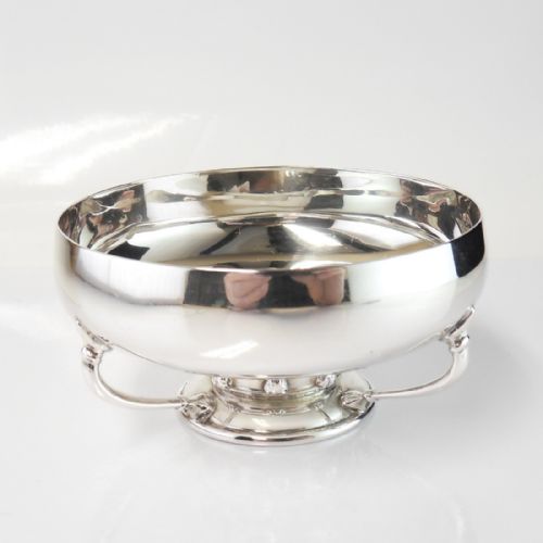 SILVER ARTS CRAFTS BOWL BY BOODLE DUNTHORNE - ADDITIONAL PHOTO 3