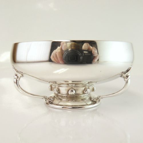 SILVER ARTS CRAFTS BOWL BY BOODLE DUNTHORNE - ADDITIONAL PHOTO 6