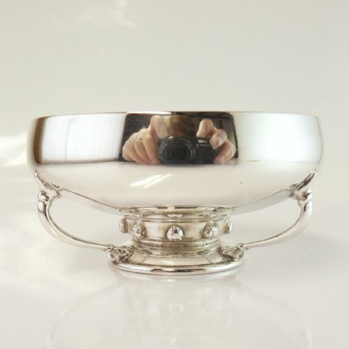 SILVER ARTS CRAFTS BOWL BY BOODLE DUNTHORNE - ADDITIONAL PHOTO 7