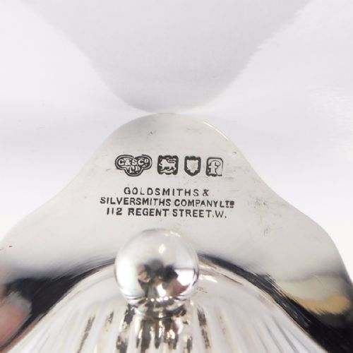 SILVER SHELL DISH LONDON 1901 BY GOLDSMITHS - ADDITIONAL PHOTO 6