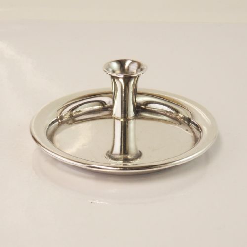 silver taperstick birmingham 1929 docker burn ltd - CATEGORY: ANTIQUE SILVER - DATED 1930