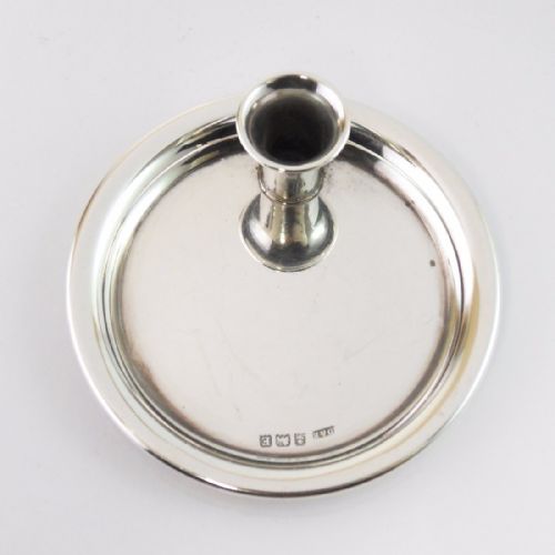 SILVER TAPERSTICK BIRMINGHAM 1929 DOCKER BURN LTD - ADDITIONAL PHOTO 4