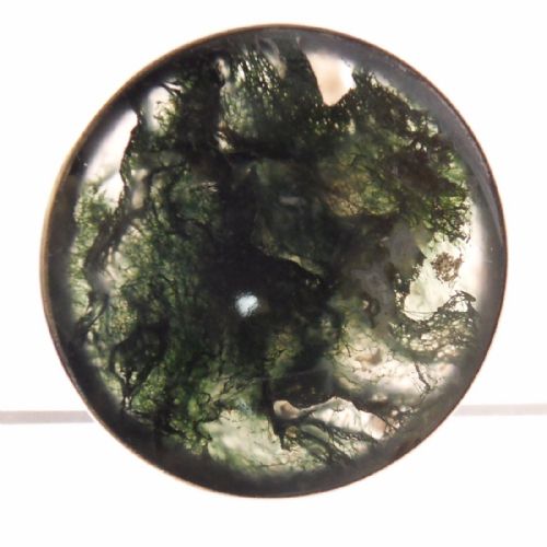 SILVER GILT MOSS AGATE PILL BOX BY LEVI SALAMAN - ADDITIONAL PHOTO 6