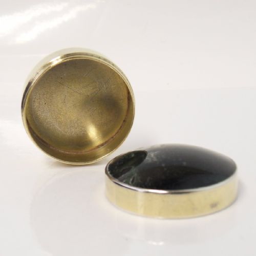 SILVER GILT MOSS AGATE PILL BOX BY LEVI SALAMAN - ADDITIONAL PHOTO 8