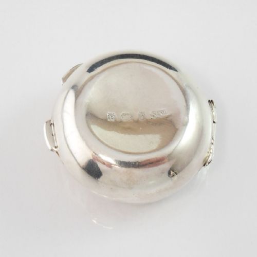 FINE VICTORIAN SILVER PILL BOX BIRMINGHAM 1900 - ADDITIONAL PHOTO 5