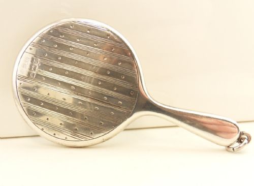 SILVER CHATELAINE MIRROR BIRMINGHAM 1922 CRISFORD AND NORRIS - ADDITIONAL PHOTO 1