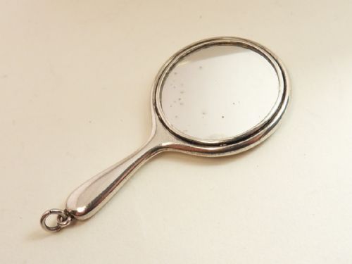 SILVER CHATELAINE MIRROR BIRMINGHAM 1922 CRISFORD AND NORRIS - ADDITIONAL PHOTO 5