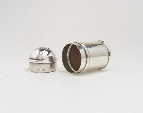 SILVER POCKET PEPPERETTE BIRMINGHAM 1901 - ADDITIONAL PHOTO 3