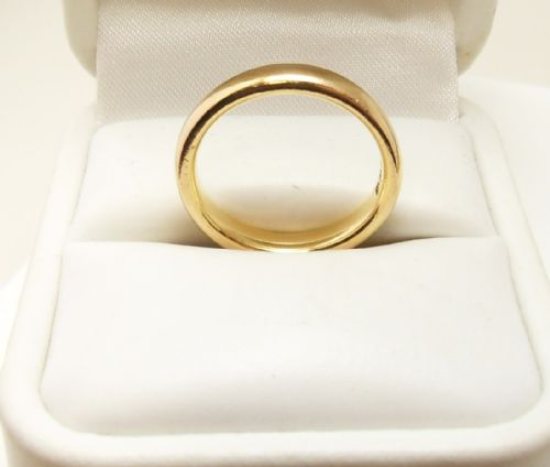 22CT GOLD BAND RING BIRMINGHAM 1851 - ADDITIONAL PHOTO 2