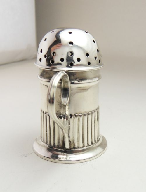 VICTORIAN SILVER DREDGER PEPPERETTE BIRMINGHAM 1896 - ADDITIONAL PHOTO 5