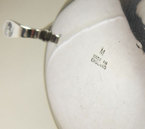 SILVER SAUCE BOAT BIRMINGHAM 1935 BARKER BROS - ADDITIONAL PHOTO 3