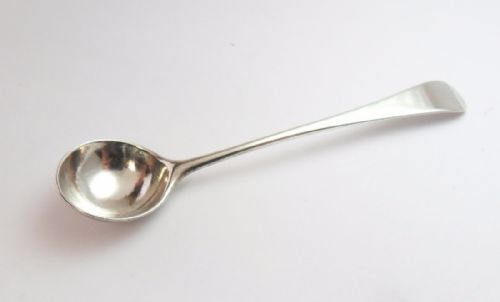 george iii silver salt spoon london 1793 - CATEGORY: ANTIQUE SILVER - DATED GEORGIAN