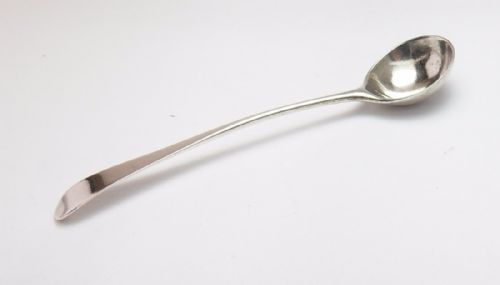 GEORGE III SILVER SALT SPOON LONDON 1793 - ADDITIONAL PHOTO 2