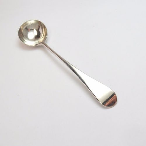 GEORGE III SILVER SALT SPOON LONDON 1793 - ADDITIONAL PHOTO 3