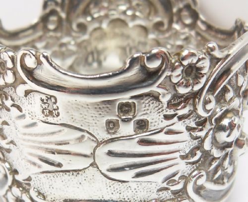 VICTORIAN SILVER NAPKIN RING LONDON 1900 BY TSWSHH - ADDITIONAL PHOTO 3