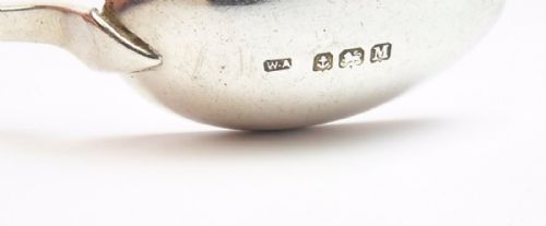 SILVER 'TENNIS' SPOON BIRMINGHAM 1936 WILLIAM ADAMS - ADDITIONAL PHOTO 2