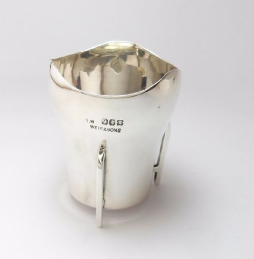 SILVER 'ROCKET FORM' TENNIS TROPHY DUBLIN 1939 WEIR SONS - ADDITIONAL PHOTO 1