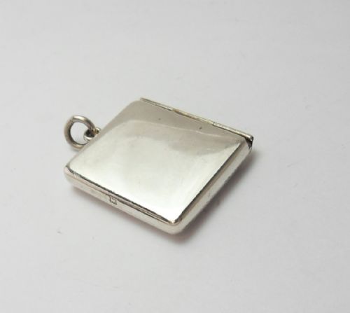 SILVER 'ENVELOPE FORM' STAMP CASE CHESTER 1902 - ADDITIONAL PHOTO 3