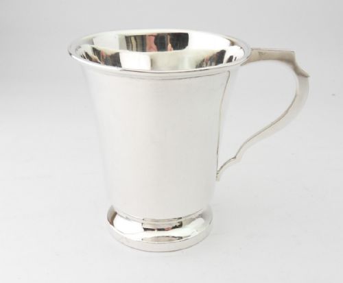 fine silver chirstening mug chester 1940 - CATEGORY: ANTIQUE SILVER - DATED 1940