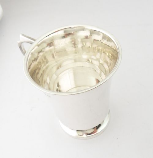 FINE SILVER CHIRSTENING MUG CHESTER 1940 - ADDITIONAL PHOTO 4