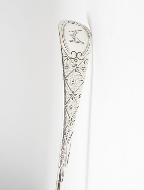 PRETTY VICTORIAN SILVER SIFTER SPOON EXETER 1837 - ADDITIONAL PHOTO 1