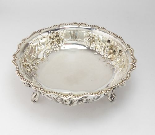 EXQUISITE VICTORIAN SILVER BOWL LONDON 1881 - ADDITIONAL PHOTO 2