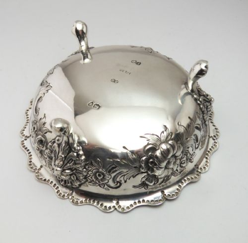 EXQUISITE VICTORIAN SILVER BOWL LONDON 1881 - ADDITIONAL PHOTO 3
