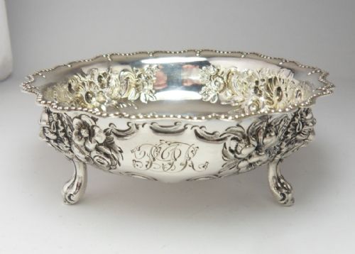 EXQUISITE VICTORIAN SILVER BOWL LONDON 1881 - ADDITIONAL PHOTO 5