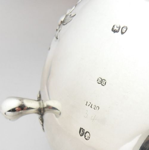 EXQUISITE VICTORIAN SILVER BOWL LONDON 1881 - ADDITIONAL PHOTO 6